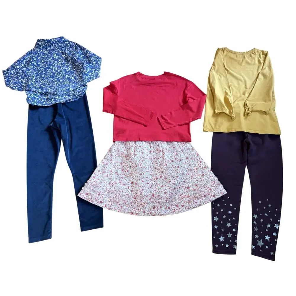Girls Sz 14 Winter Essential Bundle - Lot of 6, Sweats Long Sleeve Shirts Skirt